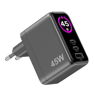 45W 2 USB-C/ USB-A CARGADOR VIAJE