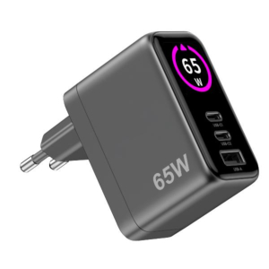 65W 2 USB-C/ USB-A CARGADOR VIAJE