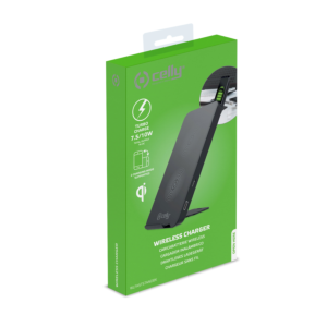 CARGADOR INALAMBRICO QI 10W NEGRO