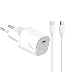 CARGADOR GAN 1C 25W + C A C CABLE