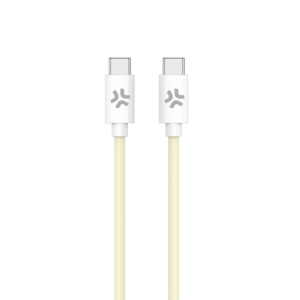 CABLE USBC-USBC 1.5M YL COTTON 60W