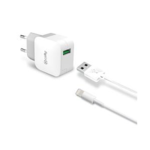 CARGADOR RED2 4A+CABLE LIGHT BLANCO