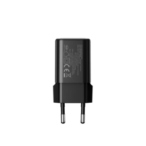 CARGADOR GAN 25W USBA/USBC NEGRO