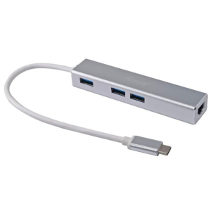USB-C 3-PORT HUB GIGABIT ADPTR