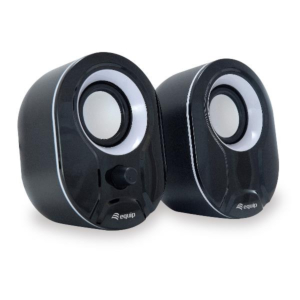 STEREO 2.0 SPEAKER, BLACK + RED