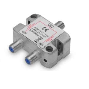 SPLITTER SAT  CONECTOR F DE 2 V AS