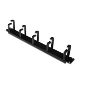 CABLE MANAG. PANEL 5 RING 1U BLACK