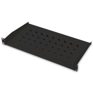 FIXED SHELF 19  1U  250MM BLACK
