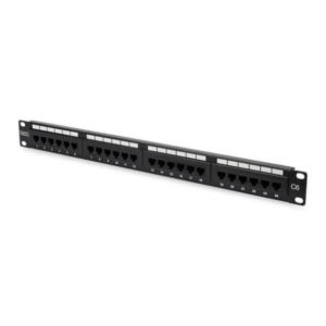 PPANEL 1U WITH 24 RJ45 UTP CAT 6