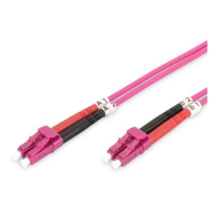 FO PCORD LC TO LC DUPLEX OM4 1M