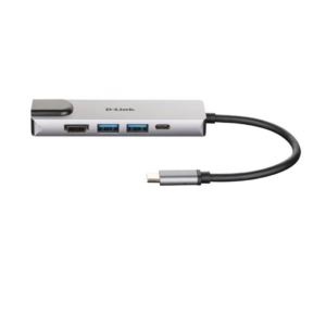 HUB USB-C T 2USBA 1RJ-45 1USBC HDMI