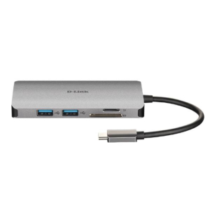 HUB USB-C T 2USBA USBC HDMI SD RJ45