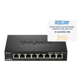 SWITCH GIGABIT 8PTS METAL HOUSING