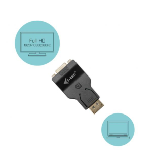 ADAPTADOR DISPLAYPORT A VGA, FHD/60