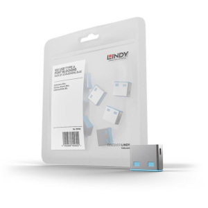 10 USB PORT LOCKS BLUE NO KEY