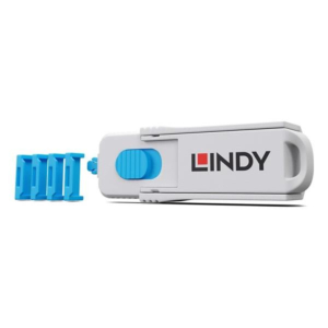 HDMI PORT LOCKS, BLUE, 4X