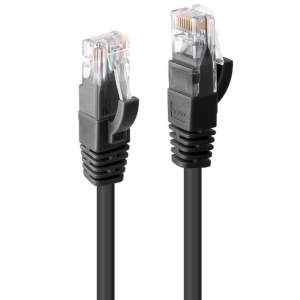 CABLE DE RED CAT.6 U / UTP  NEGRO