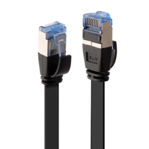 10M CAT.6A U/FTP FLAT CABLE, BLACK