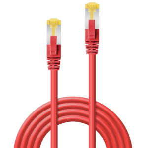 1M RJ45 S/FTP LSZH CABLE, RED