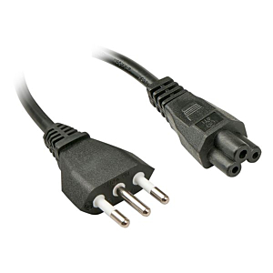 2M ITALIAN MAINS PLUG TO IEC C5