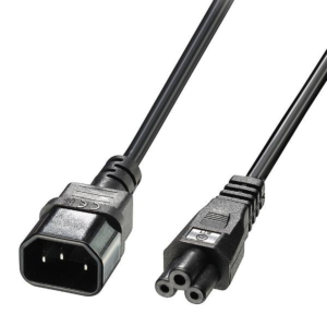 IEC C14 TO C5 EXTENSION CABLE 2M