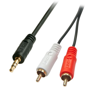 AUDIO CABLE 2XPHONO 3 5 MM /2M