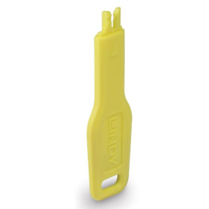 RJ45 PORT BLOCKER KEY, YELLOW