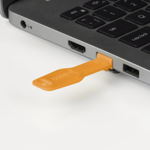 RJ45 PORT LOCKS ORANGE 20PCS.