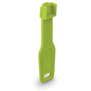 RJ45 PORT LOCKS GREEN, 10X + 1 KEY