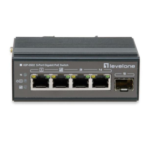 5-PORT GIGABIT POE SWITCH, DIN-RAIL