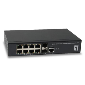 10-PORT L2 MANAGED GIGABIT SWITCH,