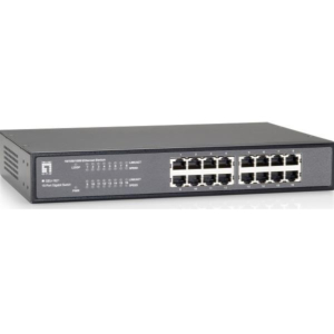 16-PORT GIGABIT SWITCH,METAL CASE,R