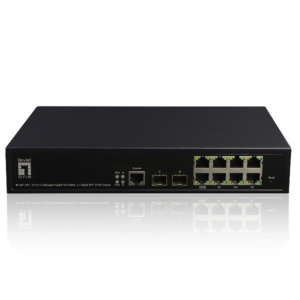10-PORT L2 MANAGED GIGABIT POE SWIT