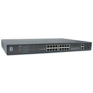 20-PORT FAST ETHERNET POE SWITCH, 1