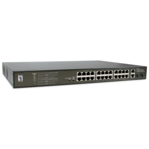 28-PORT FAST ETHERNET POE SWITCH, 2