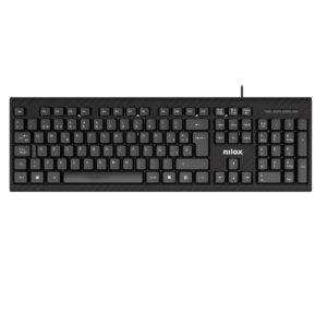 TECLADO CON CABLE, NEGRO, ESPAÑOL