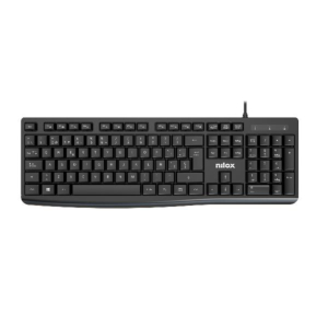 TECLADO CON CABLE, NEGRO, ESPAÑOL