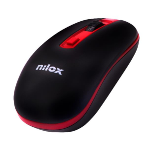 RATON WIRELESS 1600 DPI NEGRO/ROJO