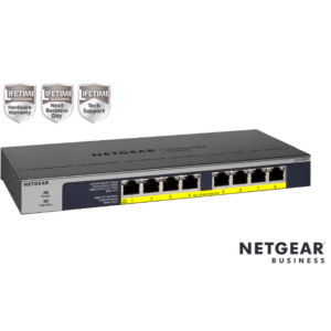 SWITCH 8 PUERTOS GIGABIT POE+