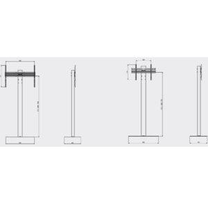 WINDOWSTAND TVSUELO VESA 50KG 32-65