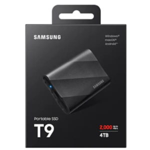 EXTERNAL PSSD T9 BLACK 4TB