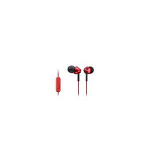 AURICULARES IN-EAR MICRO ROJO