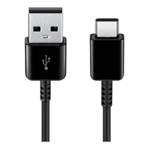 CABLE USB-A USB-C BLACK 1.5MTS
