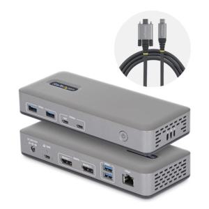 DOCK USB-C 2X DP PD 100W