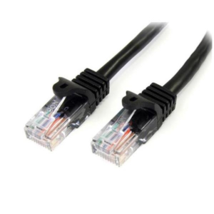 CABLE DE RED 10M NEGRO CAT5E