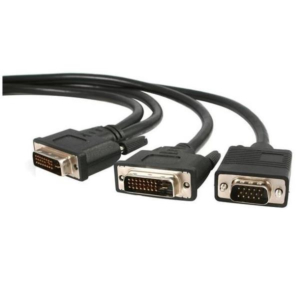 CABLE 1 8M DVI-I A DVI-D Y VGA