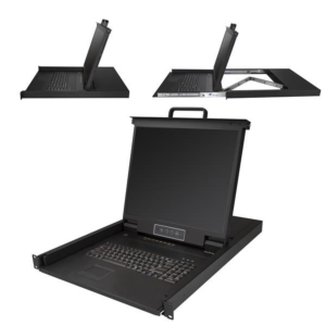 CONSOLA RACK KVM 8X VGA LCD 19