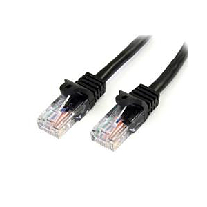 CABLE 2M NEGRO CAT5E RJ45