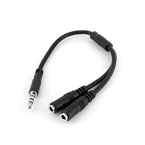 CABLE MINIJACK 4P A 2X H 3 PIN