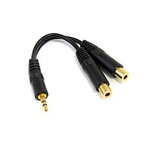 CABLE DIVISOR 3 5MM M A 2X H